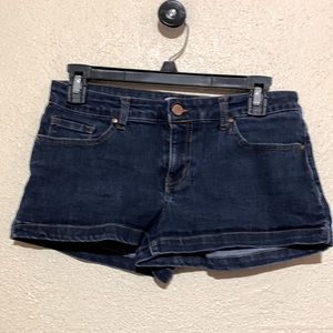 Forever 21 Jean Shorts Dark Wash Blue Size 28 Stretchy